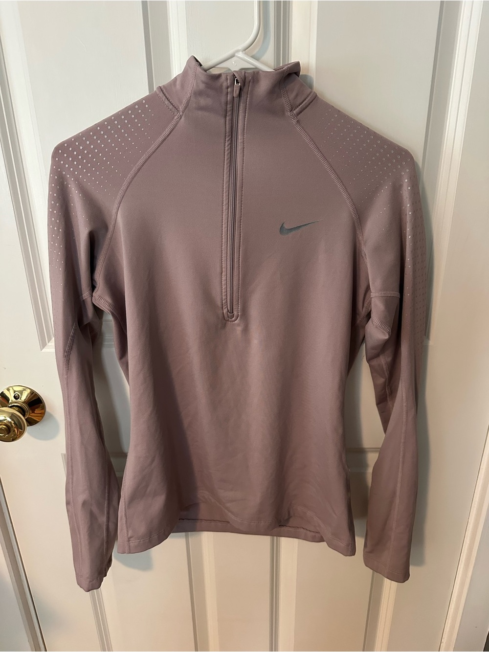 Nike Mauve Half-Zip Training Top